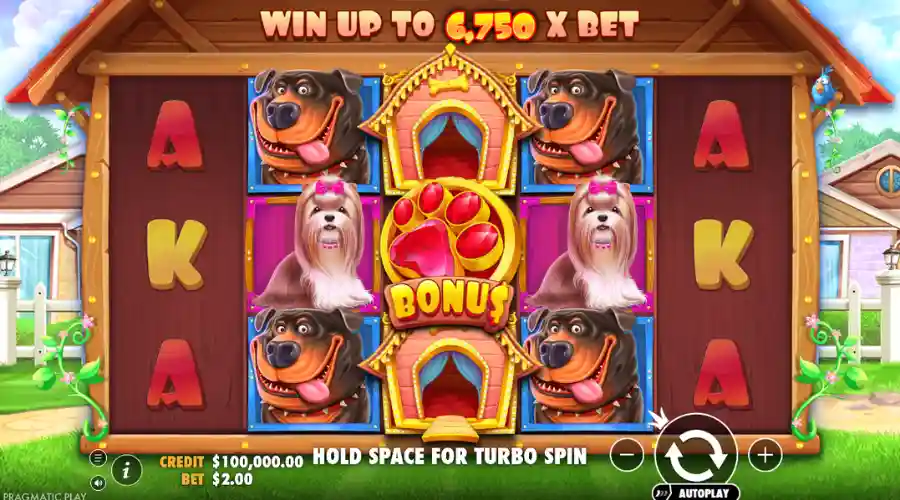 The Dog House main screen