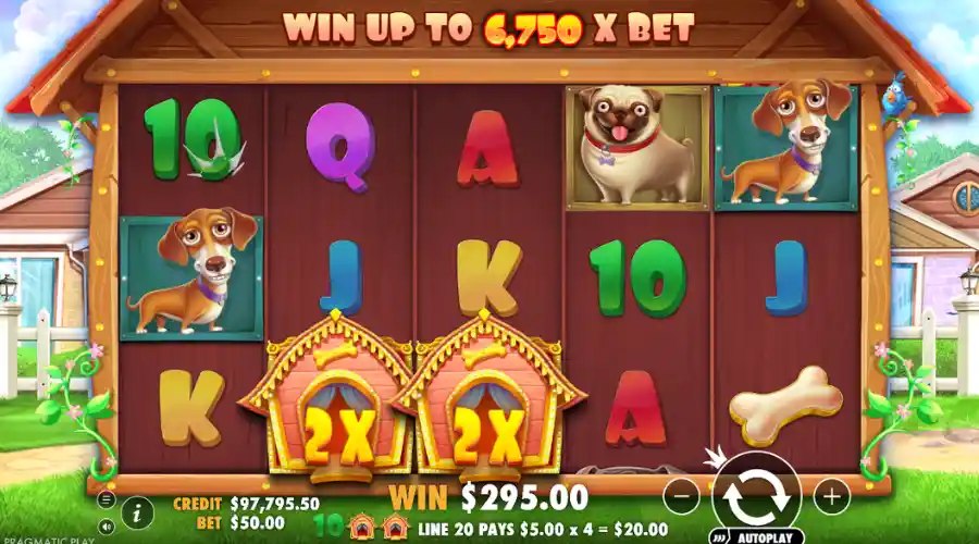 The Dog House payline structure